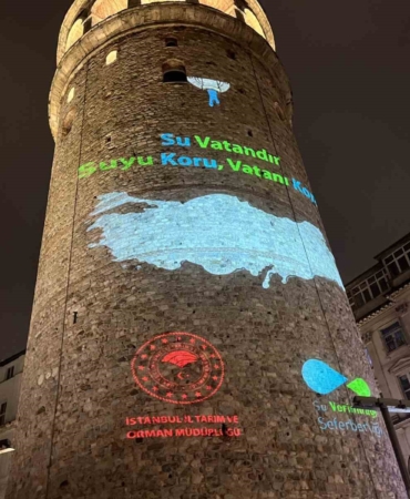 Galata Kulesi’nde "Dünya Su Günü" farkındalığı