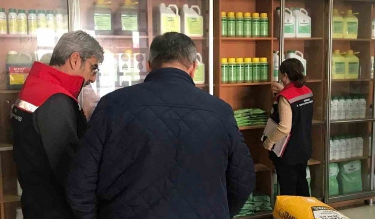 Tekirdağ’da zirai ilaç denetimi