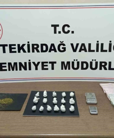 Tekirdağ’da narkotik uygulamalarında 172 kişiye adli işlem