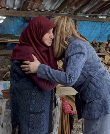 Şehit annesine anlamlı ziyaret