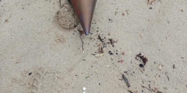 Çatalca’da kıyıya vuran füze başlığı imha edildi