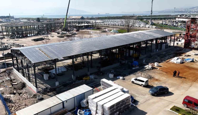 Kocaeli’de itfaiye depo binasının yüzde 80’i tamamlandı