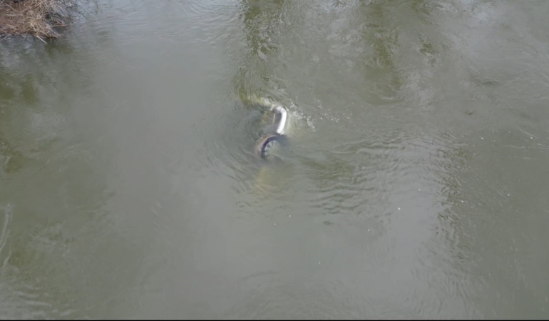 Edirne’de taşkında nehre düşen otomobil 1 ay sonra bulundu