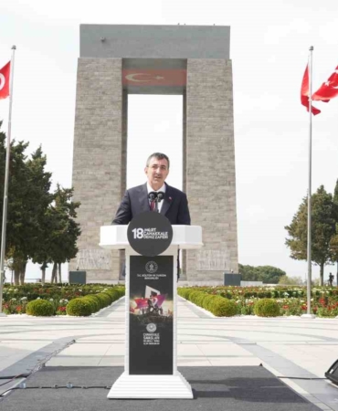 Cumhurbaşkanı Yardımcısı Yılmaz: "Azimle inşa ettiğimiz Türkiye Yüzyılı’nın da en sağlam dayanağı Çanakkale ruhudur"