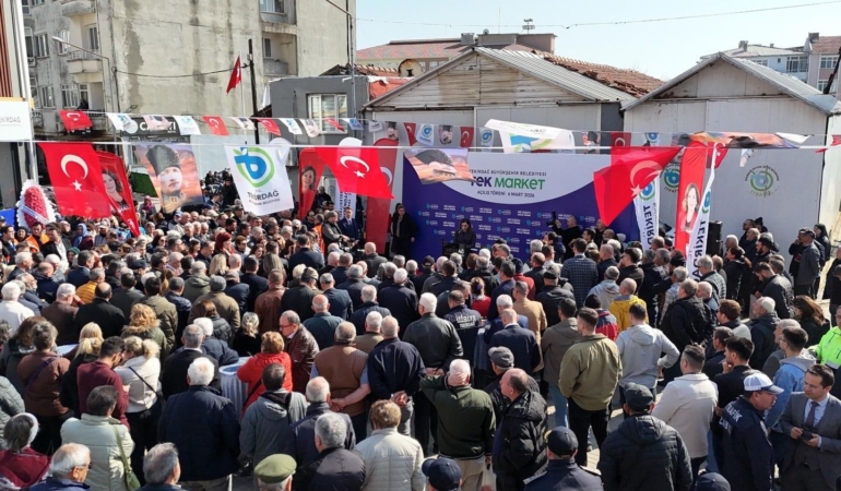 Şarköy’de TEK Market hizmete açıldı