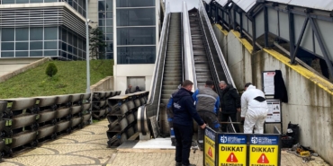 Yürüyen merdiven ve asansörlerde periyodik bakım sürüyor
