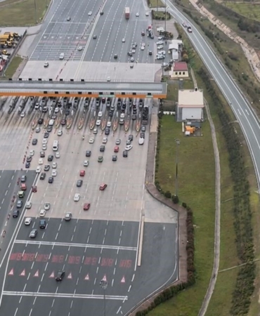 Bursa’da bayram trafiiğine helikopterli denetim