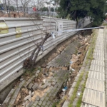 Bursa’da hafriyat çalışmasında yola zarar verdiler