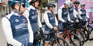 Gebze’den Çanakkale’ye pedal çevirecek bisikletliler yola çıktı