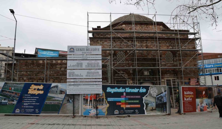 Gebze’de 5 asırlık tarihi hamam restorasyonla ayağa kaldırılıyor