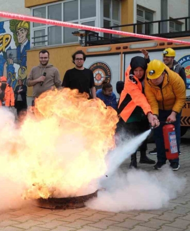 Yıldırım Belediyesi’nden nefes kesen tatbikat