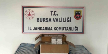 Bursa’da kaçak sigara operasyonu: 37 bin adet kaçak sigara ele geçirildi