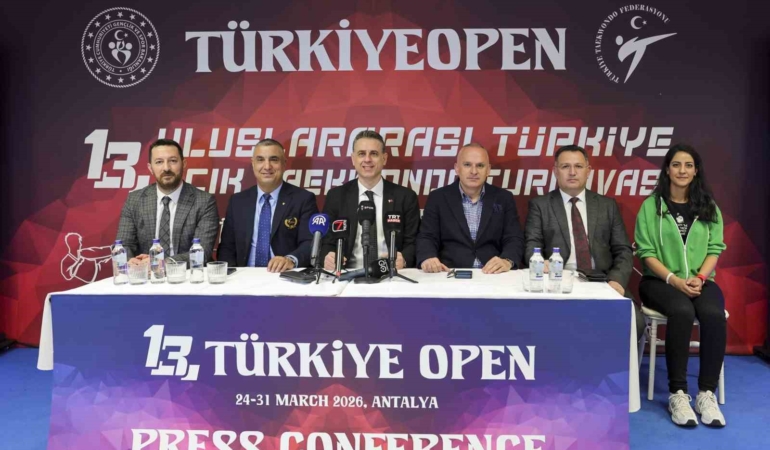 13. Uluslararası Türkiye Açık Taekwondo Turnuvası’nda heyecan yarın başlıyor