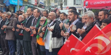 Edirne’de STK’lardan Mescid-i Aksa tepkisi