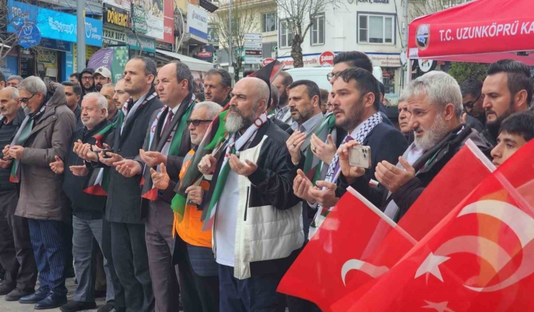 Edirne’de STK’lardan Mescid-i Aksa tepkisi