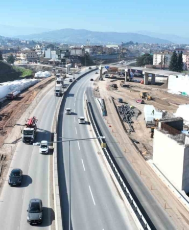 Başiskele Kavşağı projesinin yüzde 54’ü tamamlandı