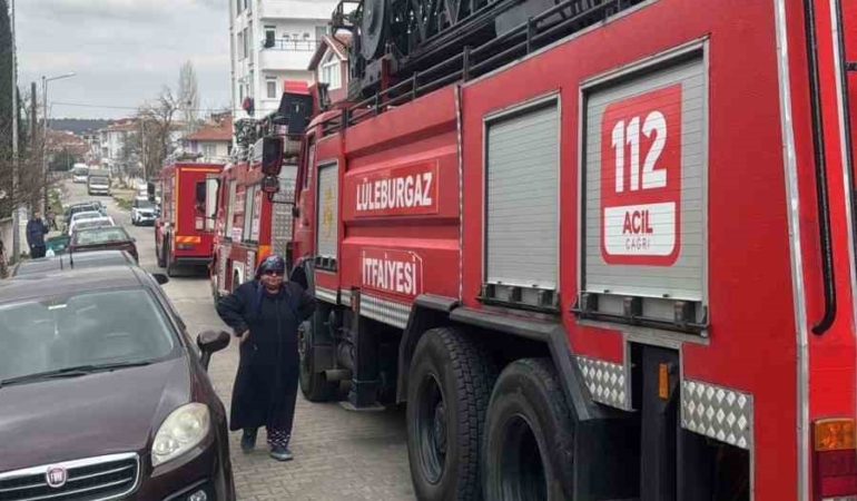 Kurutma makinesinden çıkan duman paniğe neden oldu