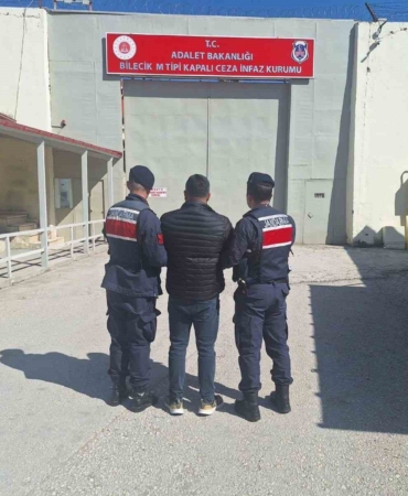 Bilecik’te 3 yıl 9 ay hapis cezası olan şahıs yakalandı