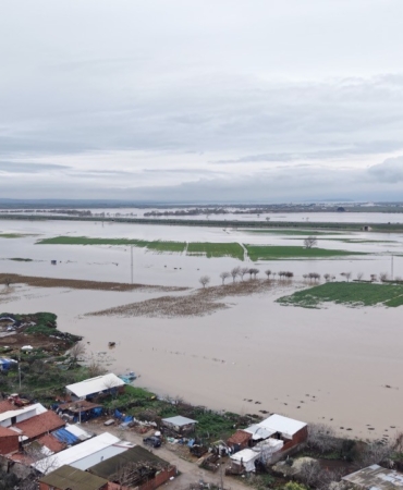 Bursa’da tarım arazileri sular altında kaldı