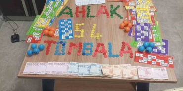 Kumarhaneye çevrilen iş yerine suçüstü operasyon