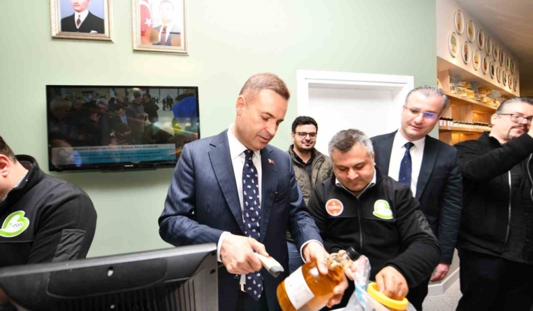 Büyükşehir emeğe değer kattı, Ondan Yerel Market hizmete açıldı