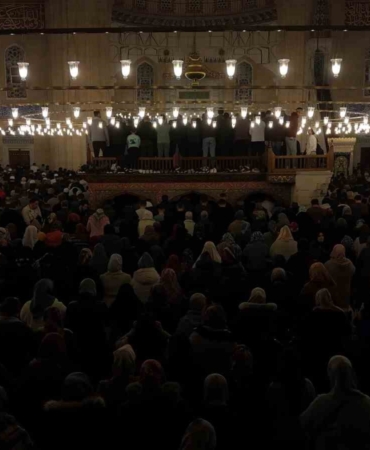 Selimiye Camii Kadir Gecesi’nde doldu taştı