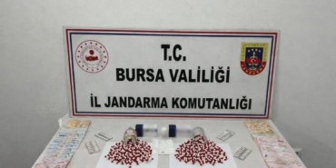 Bursa’da bin 39 adet sentetik hap ele geçirildi