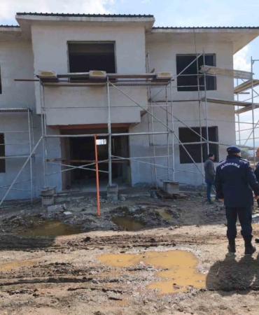 Çan Etili Köyü Jandarma Karakol İnşaatında İnceleme