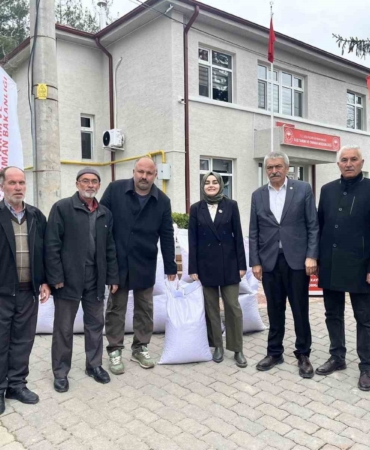 Bilecik’te 5 bin 150 kilogram nohut tohumu dağıtıldı