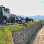 Balıkesir’de feci kaza: 1 ölü, 2 yaralı