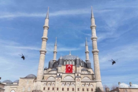 Edirne’de Balkan şehitleri için F-16 ve Atak’tan saygı uçuşu