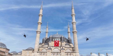 Edirne’de Balkan şehitleri için F-16 ve Atak’tan saygı uçuşu