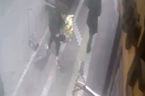 Hayrabolu’da beton dubaya takılan vatandaşın zor anları kamerada