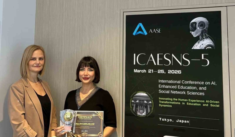 Türk Akademisyene Japonya’da "En İyi Bildiri" ödülü