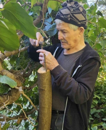 Bilecik huzurevinde kalan yaşlılar bahçeyi güzelleştiriyor