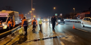 Küçükçekmece’de zincirleme trafik kazası: 1 yaralı