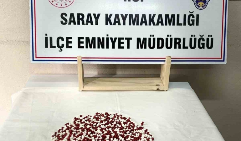 Tekirdağ’da 657 adet uyuşturucu hap ele geçirildi