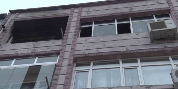 Eşini öldürüp evi ateşe verdi