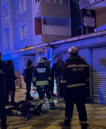 Çerkezköy’de iş yeri yangını