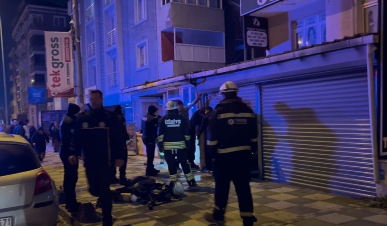 Çerkezköy’de iş yeri yangını