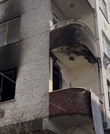 Ataşehir’de madde bağımlısı genç kendi evini ateşe verdi