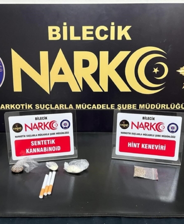 Bilecik’te bonzai ve kenevir tohumu ele geçirildi: 1 gözaltı