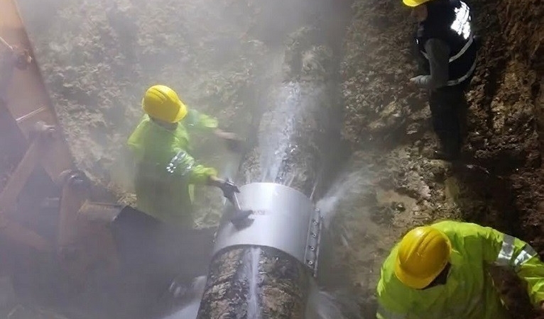 Hızlı müdahale su kesintisini önledi