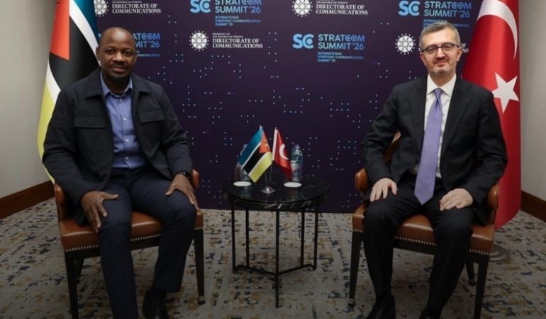 İletişim Başkanı Duran, Mozambik Devlet İdaresi ve Kamu Hizmetleri Bakanı ve Hükûmet Sözcüsü Impissa ile görüştü