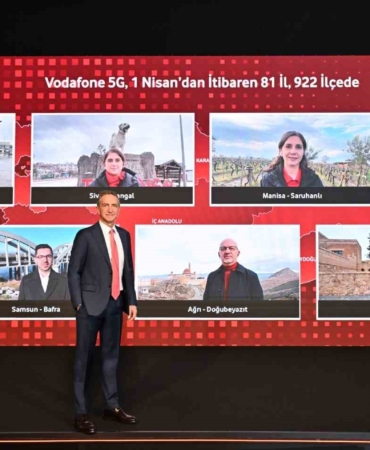 Vodafone, 1 Nisan’da 81 İL ve 922 ilçede 5G sinyalini aynı anda verecek