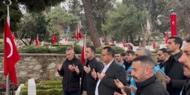 Bayram öncesinde şehitler unutulmadı