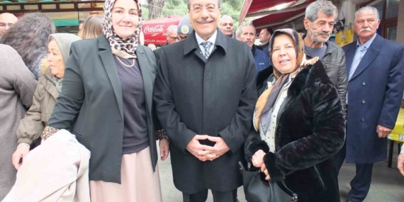 Burhaniye’de kadın muhtarlar bayramlaşma programına katıldı