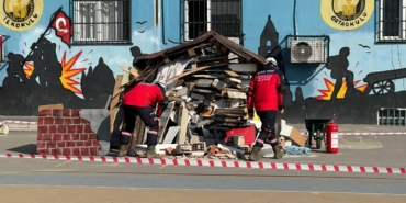 ÇAK-TİM ekiplerinden okullarda kurtarma tatbikatı