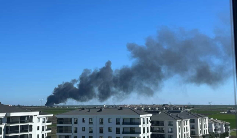 Lüleburgaz’da geri dönüşüm tesisinde yangın