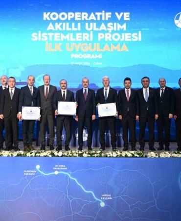 5G destekli akıllı yolda ilk test